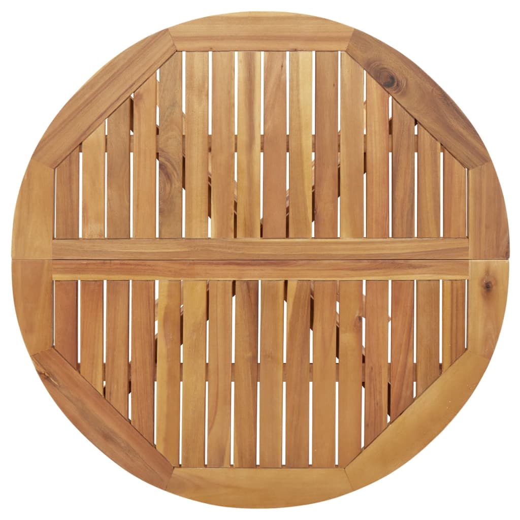 Tuintafel rond Ø85x75 cm massief acaciahout - AllerleiShop