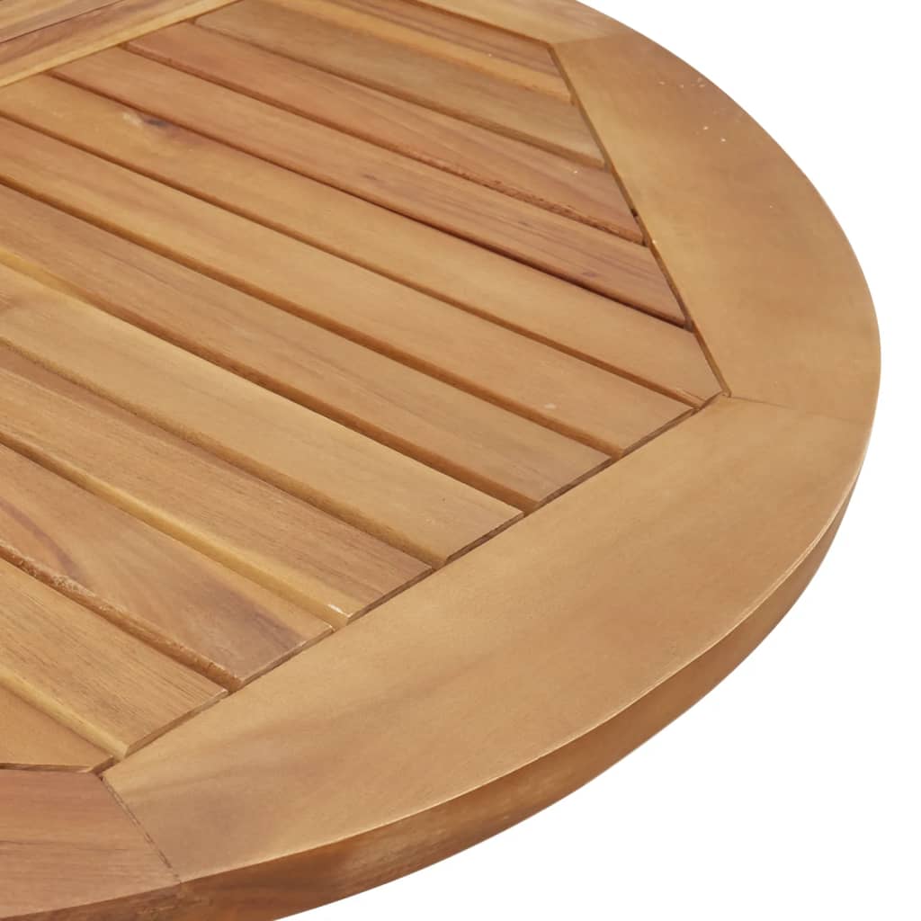 Tuintafel rond Ø85x75 cm massief acaciahout - AllerleiShop