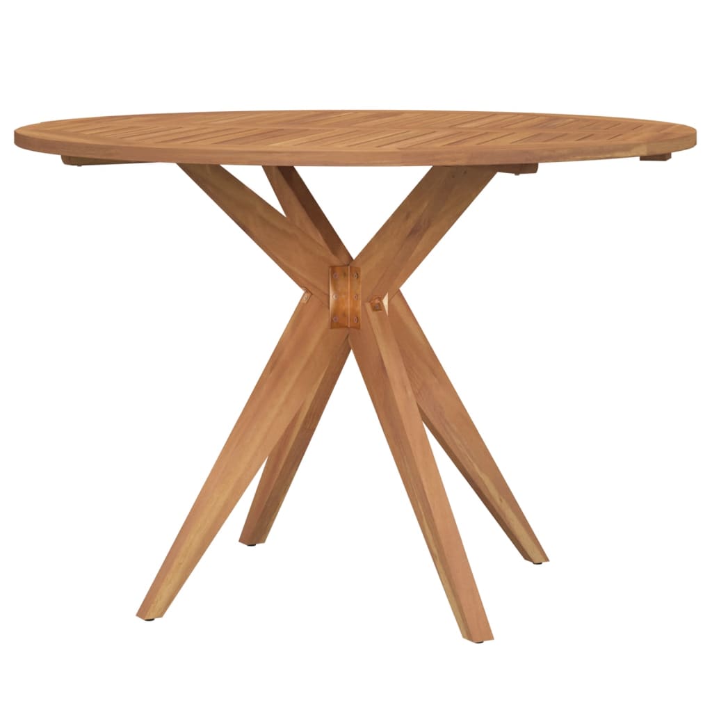 Tuintafel rond Ø110x75 cm massief acaciahout - AllerleiShop