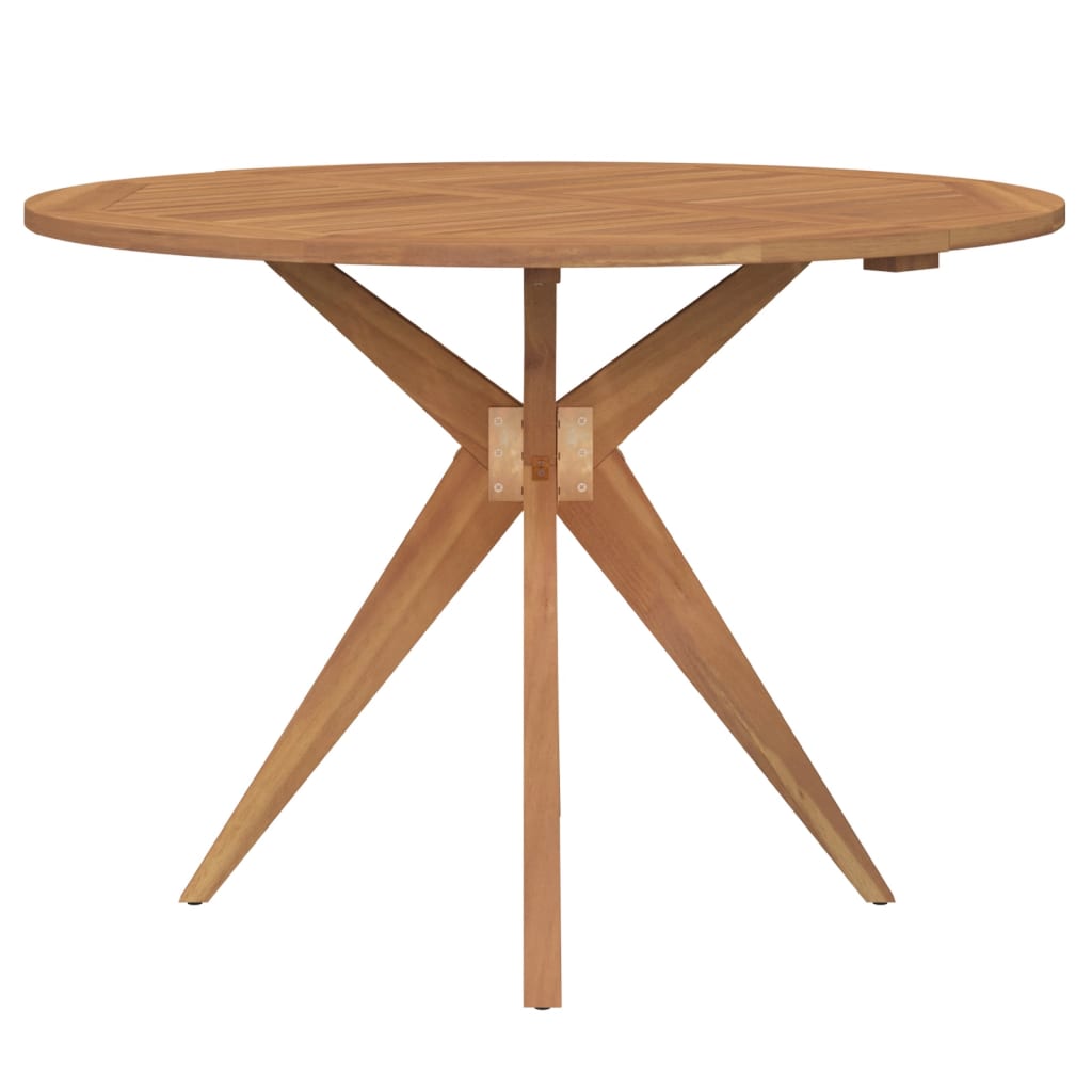 Tuintafel rond Ø110x75 cm massief acaciahout - AllerleiShop