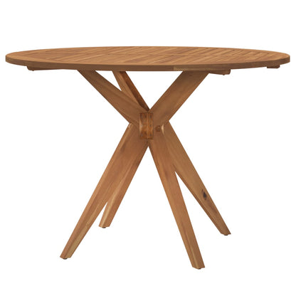 Tuintafel rond Ø110x75 cm massief acaciahout - AllerleiShop