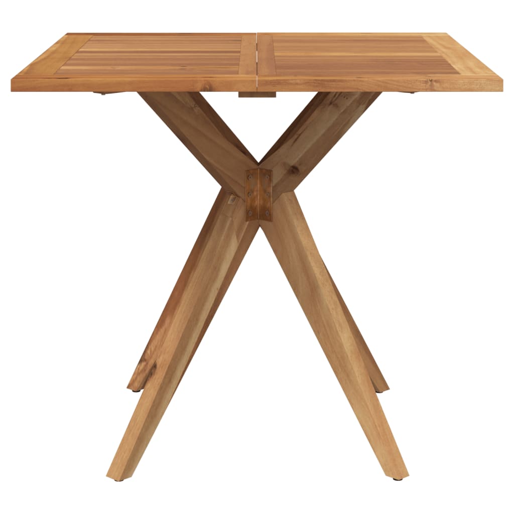 Tuintafel vierkant 85x85x75 cm massief acaciahout - AllerleiShop