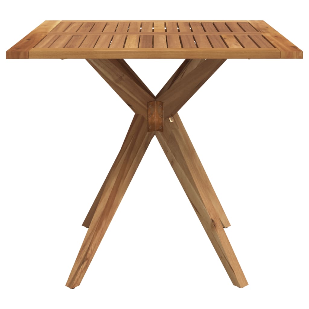 Tuintafel vierkant 85x85x75 cm massief acaciahout - AllerleiShop