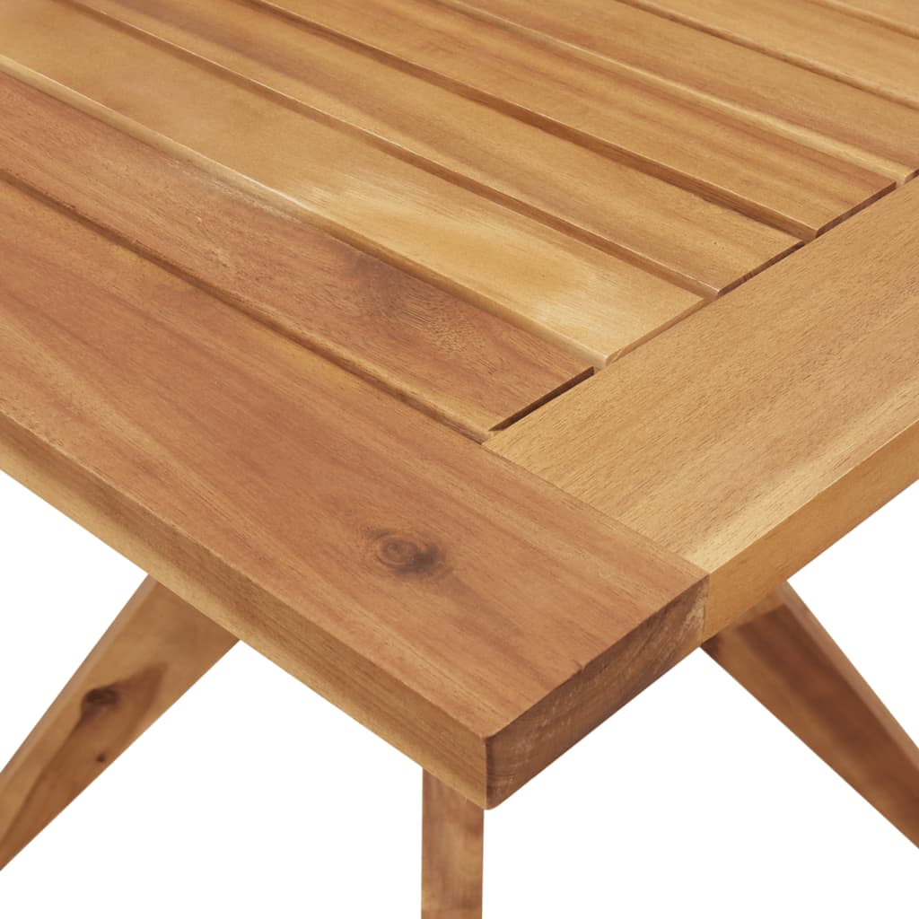 Tuintafel vierkant 85x85x75 cm massief acaciahout - AllerleiShop