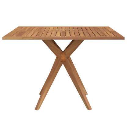 Tuintafel vierkant 110x110x75 cm massief acaciahout - AllerleiShop