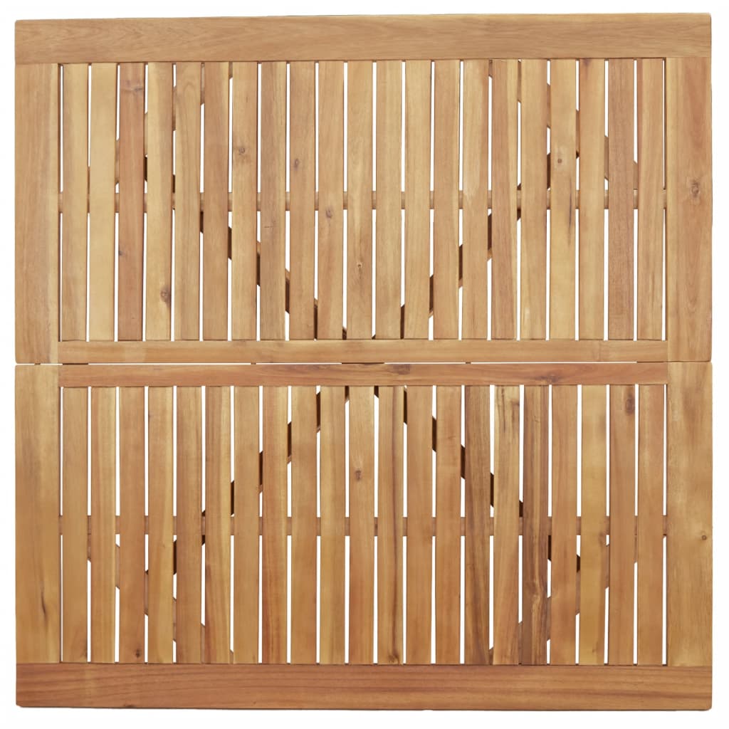 Tuintafel vierkant 110x110x75 cm massief acaciahout - AllerleiShop