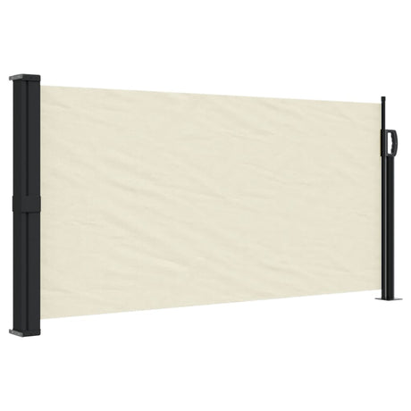 Windscherm uittrekbaar 100x300 cm crèmekleurig - AllerleiShop