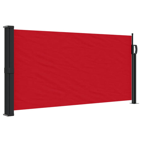 Windscherm uittrekbaar 100x300 cm rood - AllerleiShop