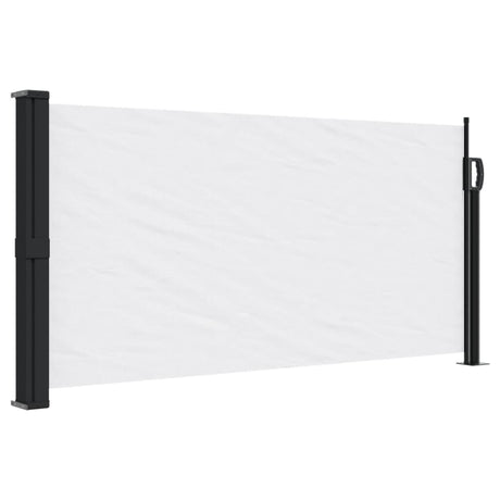 Windscherm uittrekbaar 100x300 cm wit - AllerleiShop