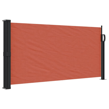 Windscherm uittrekbaar 100x300 cm terracotta - AllerleiShop