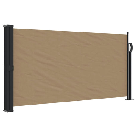 Windscherm uittrekbaar 100x300 cm taupe - AllerleiShop