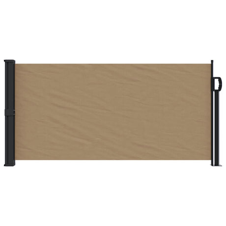 Windscherm uittrekbaar 100x300 cm taupe - AllerleiShop