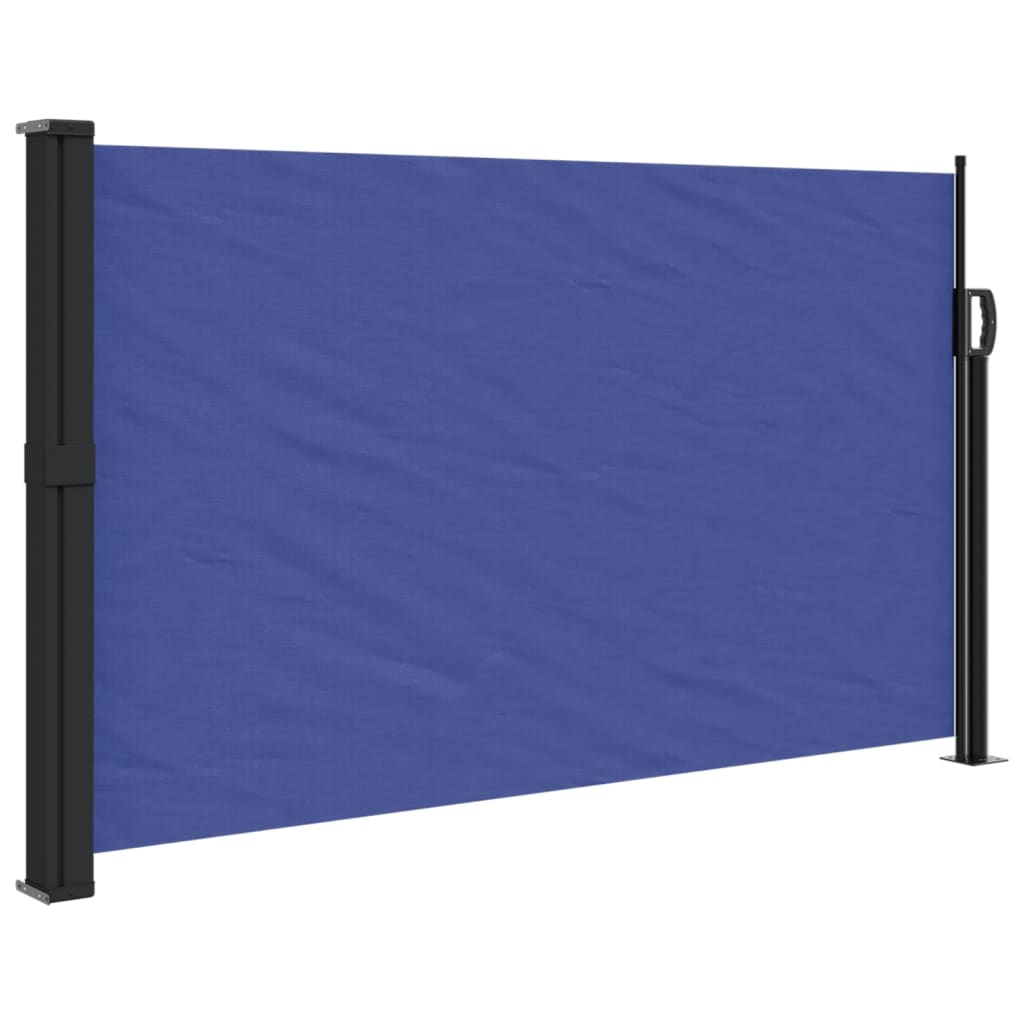 Windscherm uittrekbaar 117x300 cm blauw - AllerleiShop