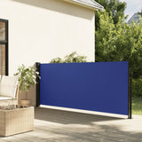 Windscherm uittrekbaar 117x300 cm blauw - AllerleiShop