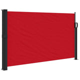 Windscherm uittrekbaar 117x300 cm rood - AllerleiShop