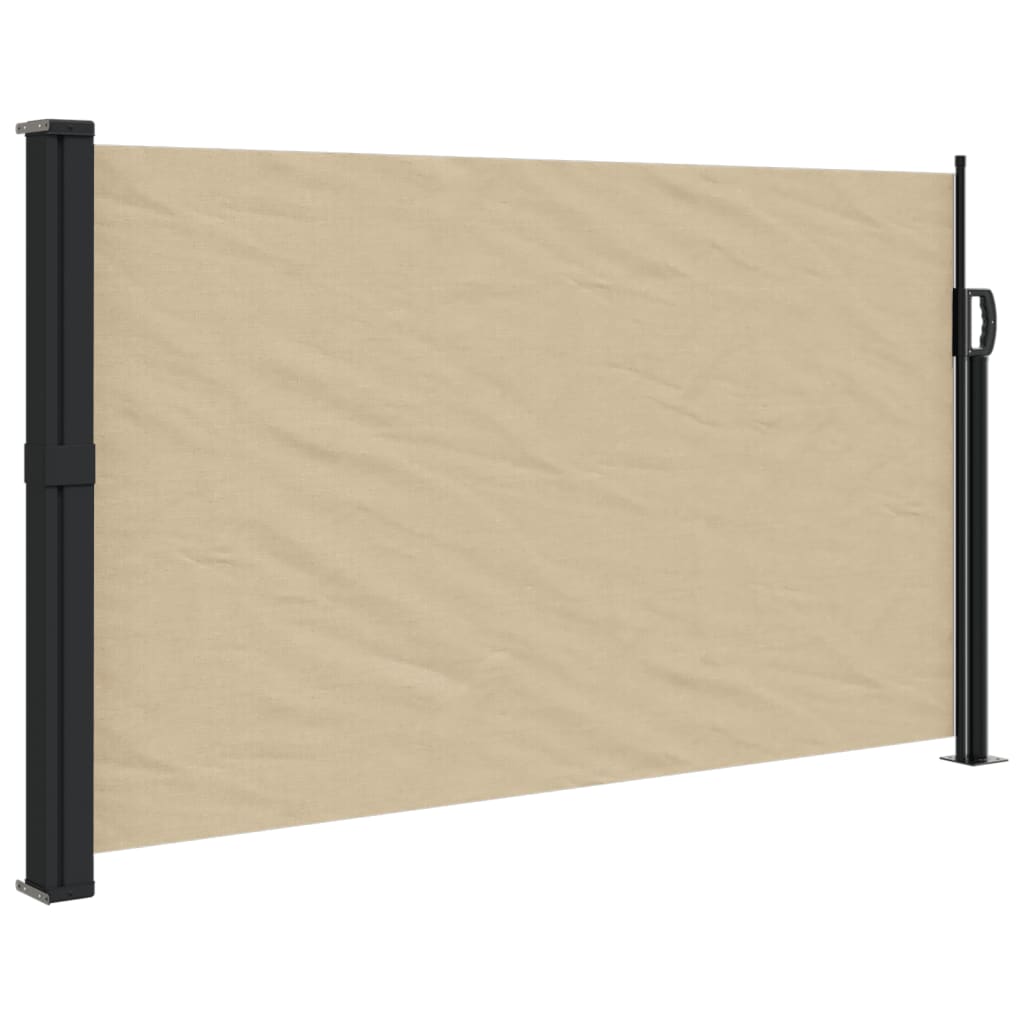 Windscherm uittrekbaar 117x300 cm beige - AllerleiShop