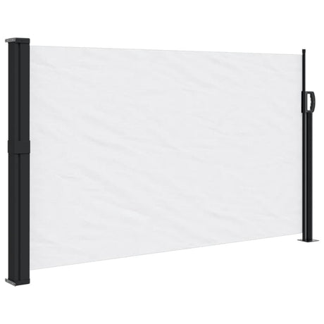 Windscherm uittrekbaar 117x300 cm wit - AllerleiShop