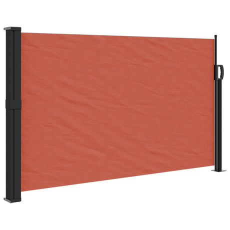 Windscherm uittrekbaar 117x300 cm terracotta - AllerleiShop