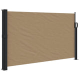 Windscherm uittrekbaar 117x300 cm taupe - AllerleiShop