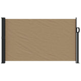 Windscherm uittrekbaar 117x300 cm taupe - AllerleiShop