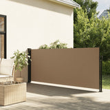 Windscherm uittrekbaar 117x300 cm taupe - AllerleiShop