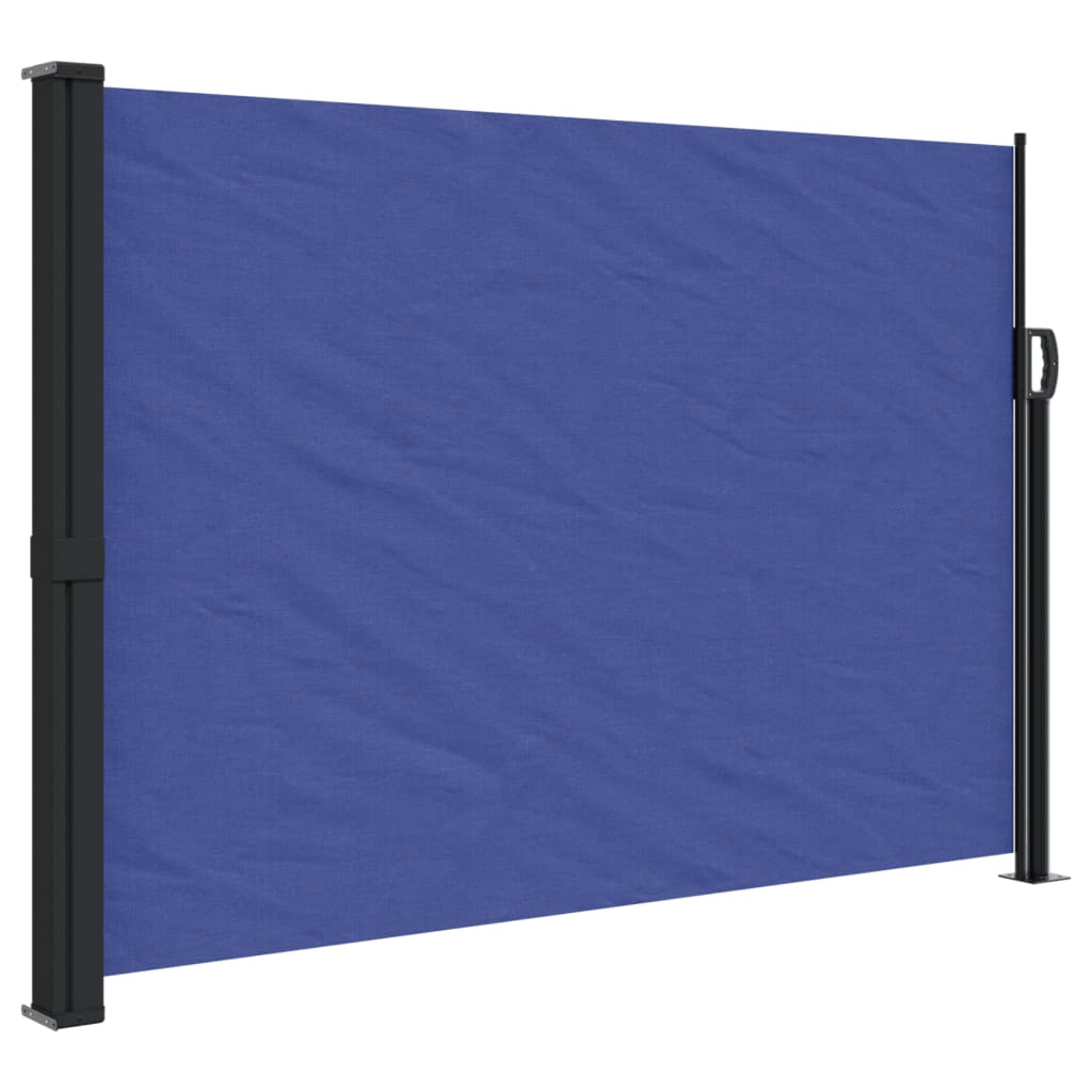 Windscherm uittrekbaar 140x300 cm blauw - AllerleiShop