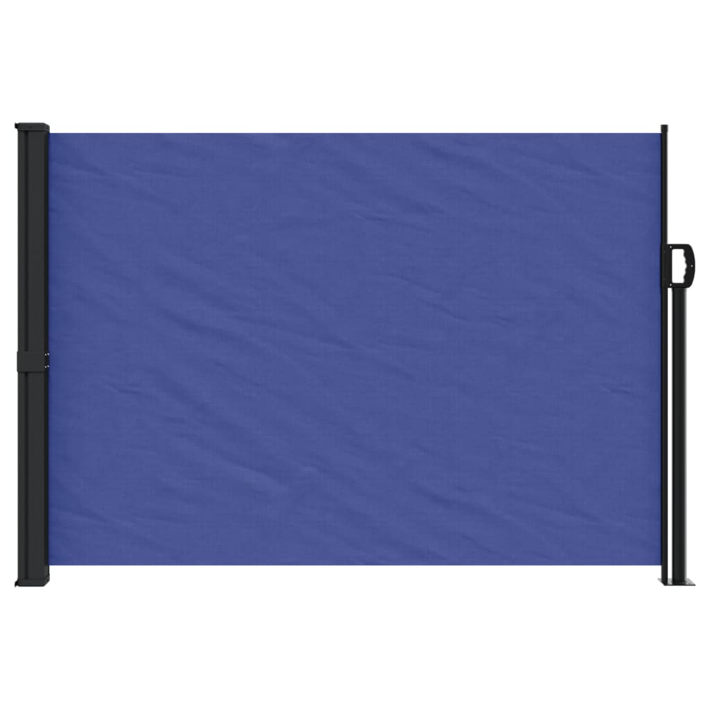 Windscherm uittrekbaar 140x300 cm blauw - AllerleiShop