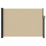 Windscherm uittrekbaar 140x300 cm beige - AllerleiShop