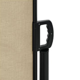 Windscherm uittrekbaar 140x300 cm beige - AllerleiShop