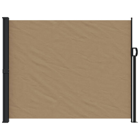 Windscherm uittrekbaar 160x300 cm taupe - AllerleiShop