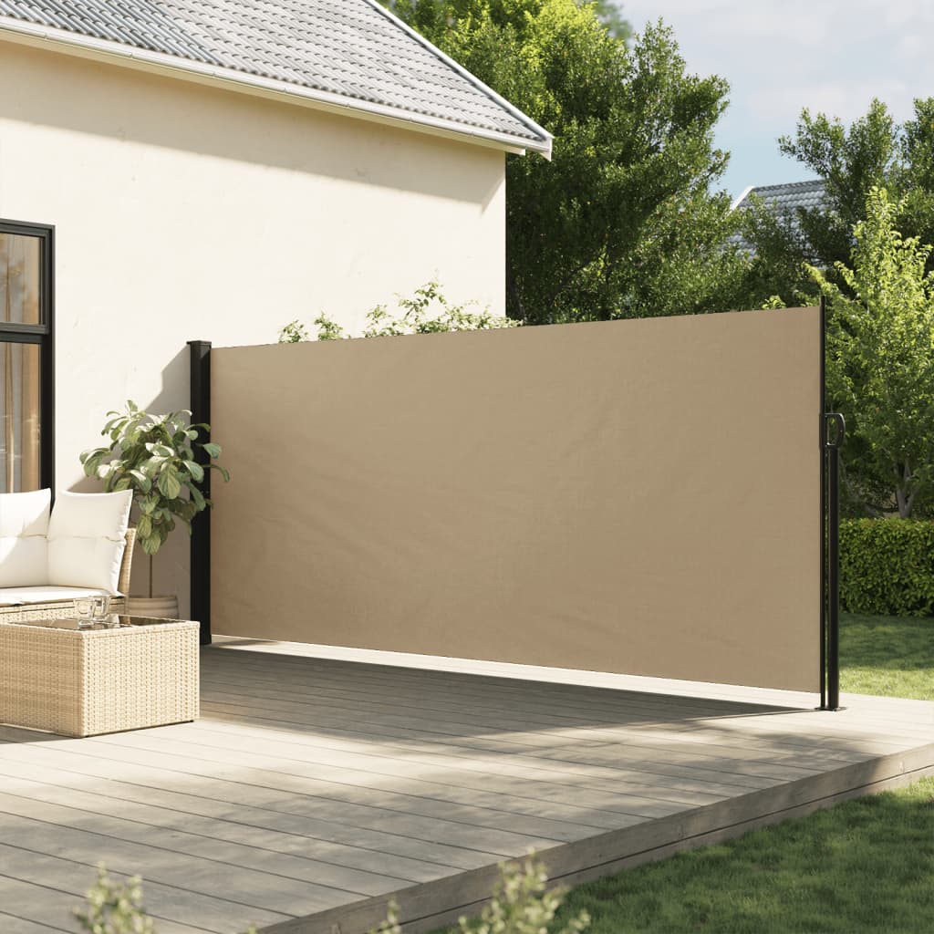 Windscherm intrekbaar 170x300 cm beige - AllerleiShop