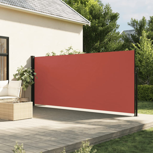 Windscherm intrekbaar 170x300 cm terracotta - AllerleiShop