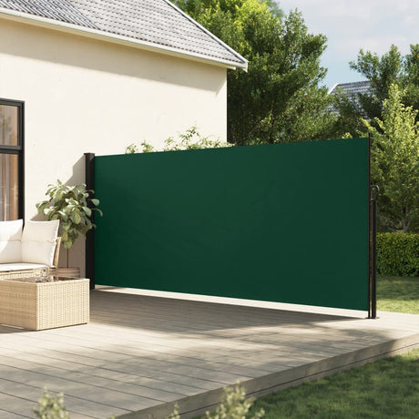 Tuinscherm intrekbaar 170x300 cm donkergroen - AllerleiShop