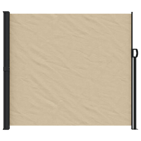 Windscherm uittrekbaar 180x300 cm beige - AllerleiShop