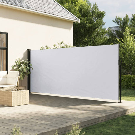 Windscherm uittrekbaar 180x300 cm wit - AllerleiShop