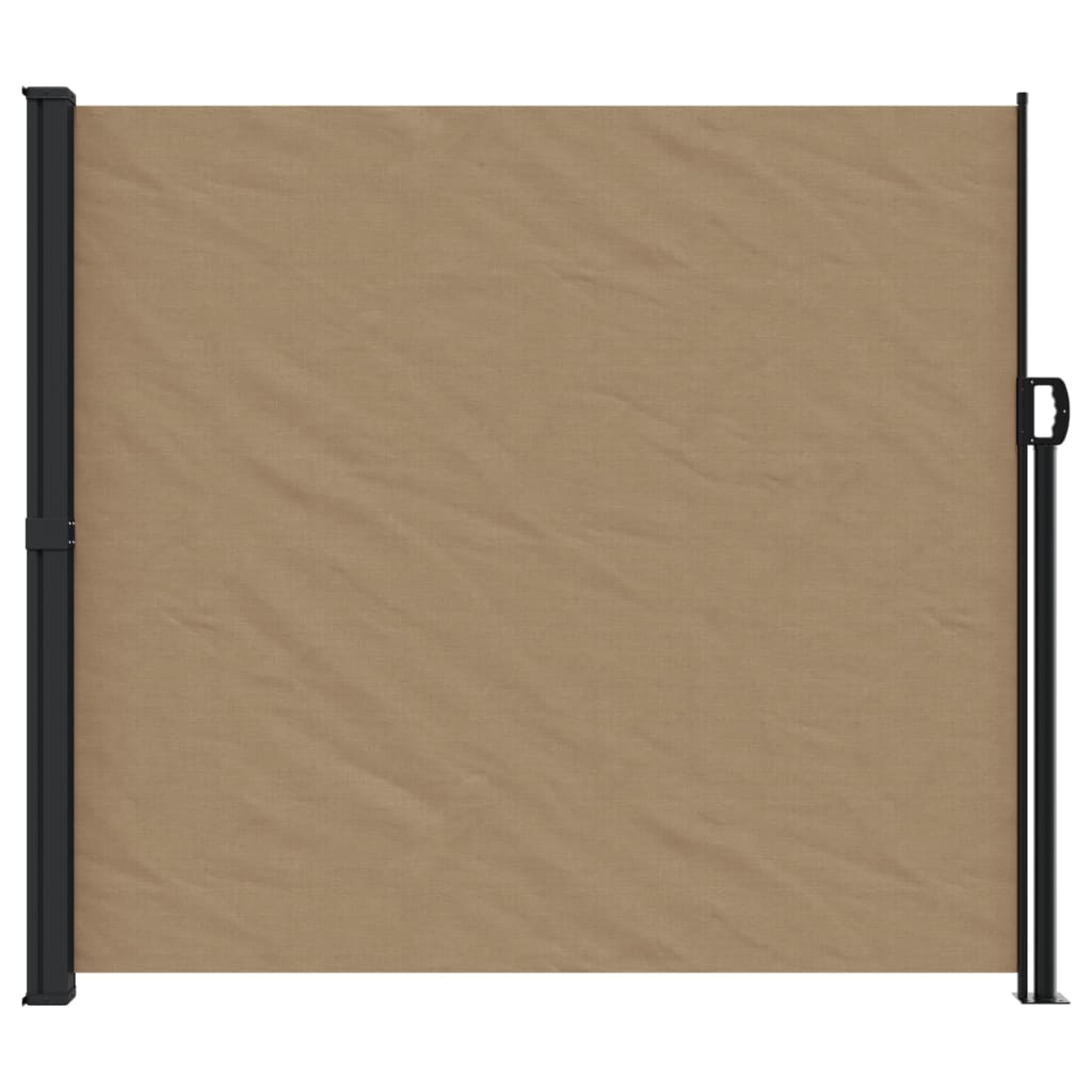 Windscherm uittrekbaar 180x300 cm taupe - AllerleiShop