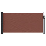 Windscherm uittrekbaar 100x500 cm bruin - AllerleiShop