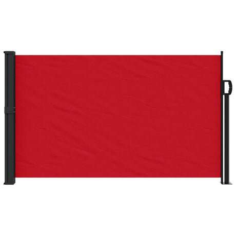 Windscherm uittrekbaar 120x500 cm rood - AllerleiShop