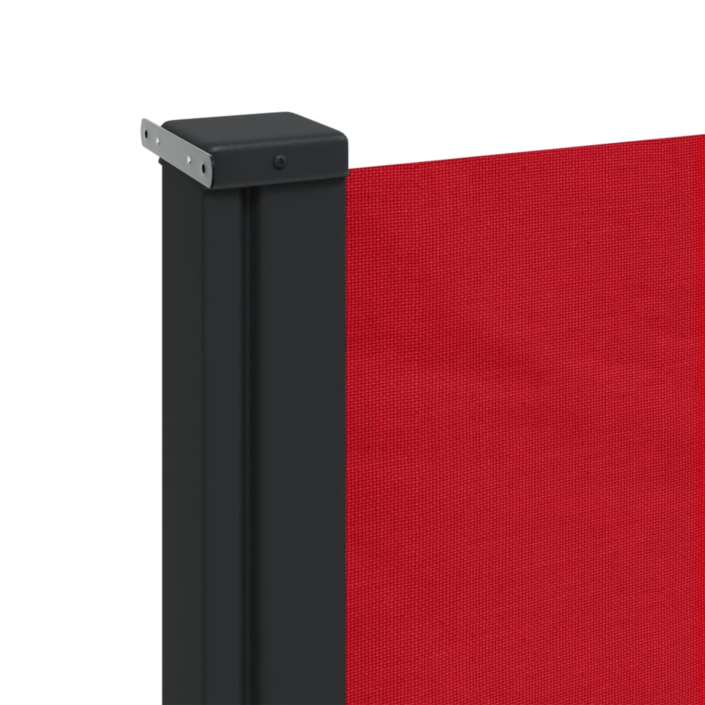 Windscherm uittrekbaar 120x500 cm rood - AllerleiShop