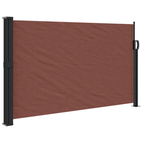 Windscherm uittrekbaar 120x500 cm bruin - AllerleiShop