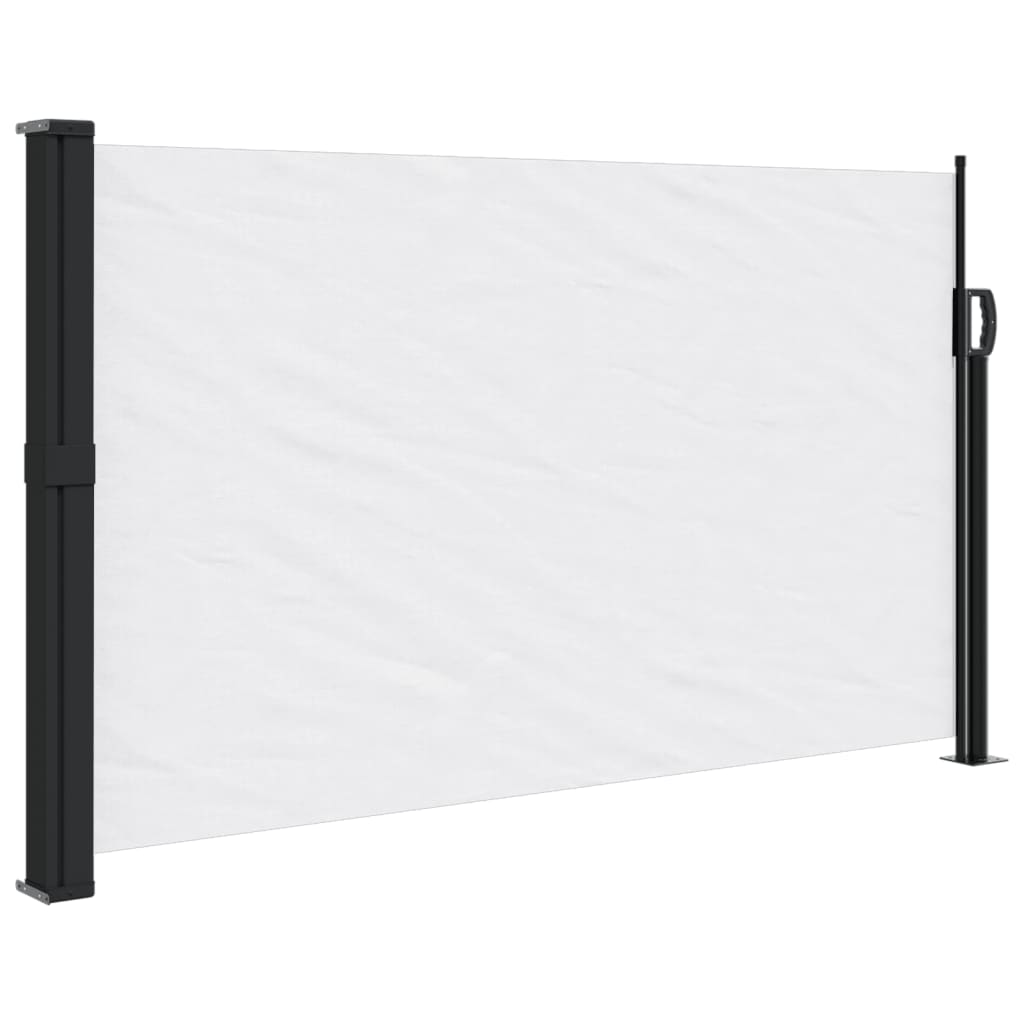 Windscherm uittrekbaar 120x500 cm wit - AllerleiShop