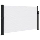 Windscherm uittrekbaar 120x500 cm wit - AllerleiShop