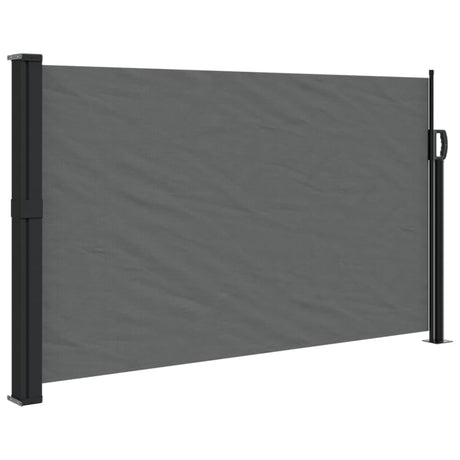 Windscherm uittrekbaar 120x500 cm antracietkleurig - AllerleiShop