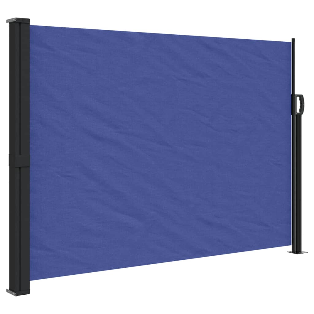 Windscherm uittrekbaar 140x500 cm blauw - AllerleiShop