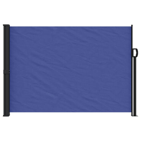 Windscherm uittrekbaar 140x500 cm blauw - AllerleiShop