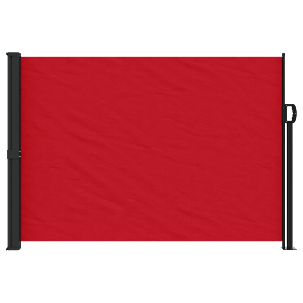 Windscherm uittrekbaar 140x500 cm rood - AllerleiShop