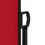 Windscherm uittrekbaar 140x500 cm rood - AllerleiShop