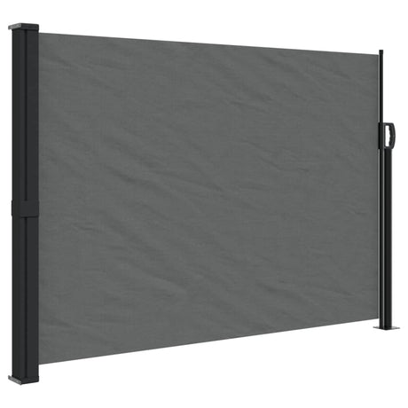 Windscherm uittrekbaar 140x500 cm antracietkleurig - AllerleiShop