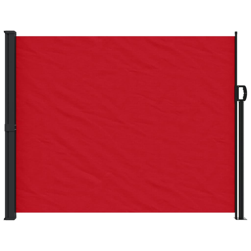 Windscherm uittrekbaar 160x500 cm rood - AllerleiShop