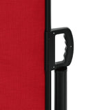 Windscherm uittrekbaar 160x500 cm rood - AllerleiShop